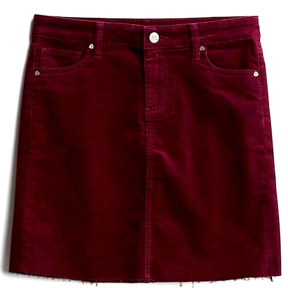 Kut from the Kloth Corduroy Cutoff Skirt